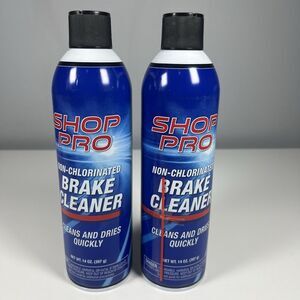 SHOP PRO Non-Chlorinate Brake Cleaner 14 oz Part# SP-BPC-10ULV 2 Pack